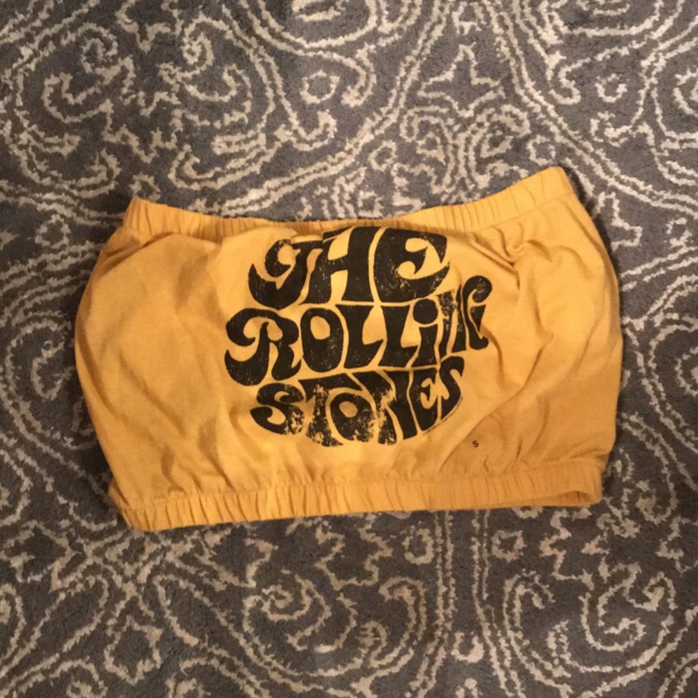 Rolling Stones Crop Top